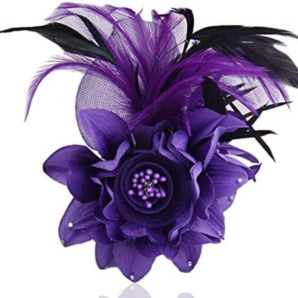 Elegant Flower Brooch for Women Wedding Party Dress Lapel Pin Jewelry Gifts - Picture 1 of 6
